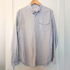 Club Monaco Shirt, Blue / Pastel Stripe
